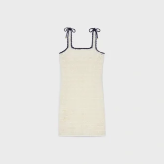 Mini-robe Triomphe en coton crocheté