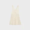 Mini-robe Triomphe en coton crocheté