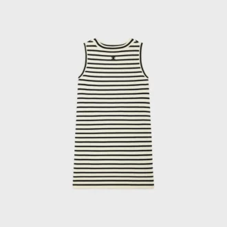 Mini-robe Triomphe Marinière en laine