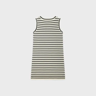 Mini-robe Triomphe Marinière en laine