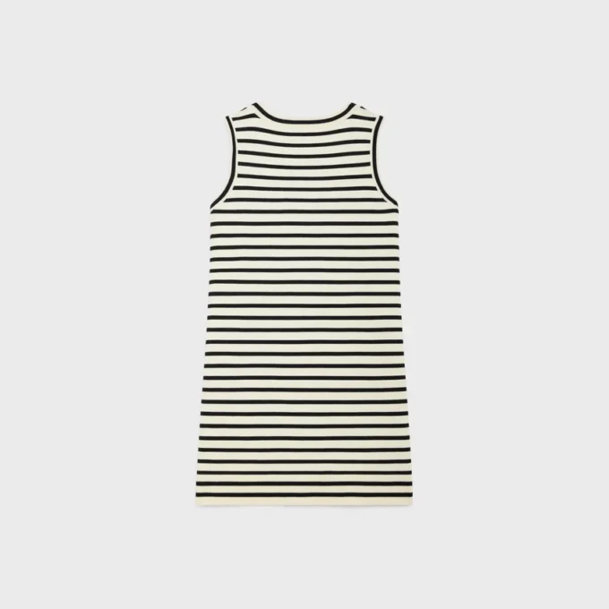 Mini-robe Triomphe Marinière en laine