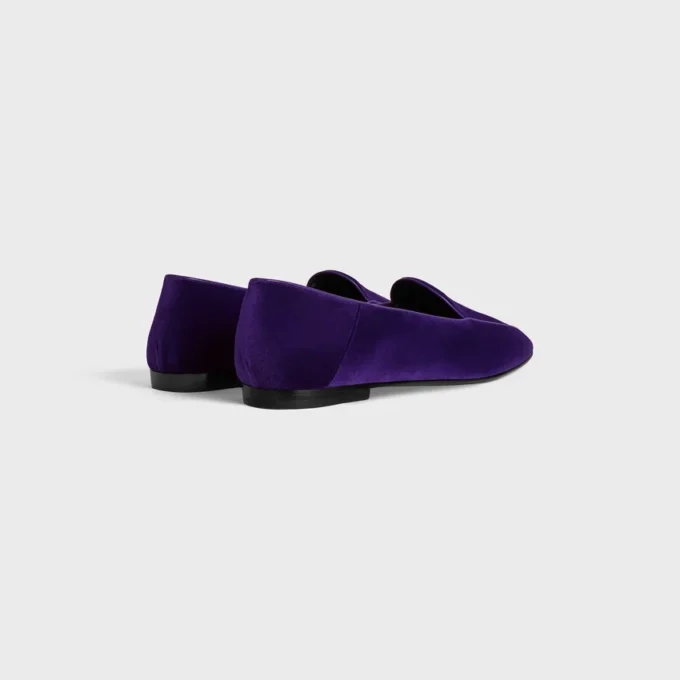 Mocassins Aura avec Triomphe en velours