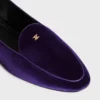 Mocassins Aura avec Triomphe en velours