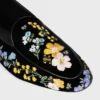 Mocassins Aura en velours brodé de fleurs