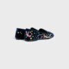 Mocassins Aura en velours brodé style universitaire Mocassins Aura en velours brodé style universitaire