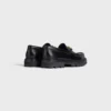 Mocassins Margaret avec Triomphe en cuir de taureau verni