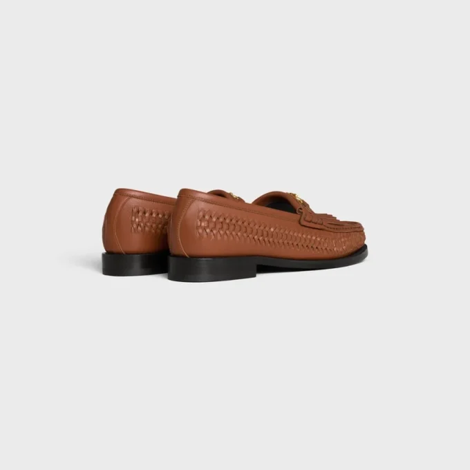Mocassins tressés CELINE Luco en cuir de veau
