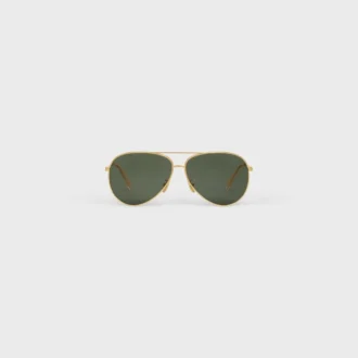 Monture métallique 01 Lunettes de soleil en métal avec verres minéraux
