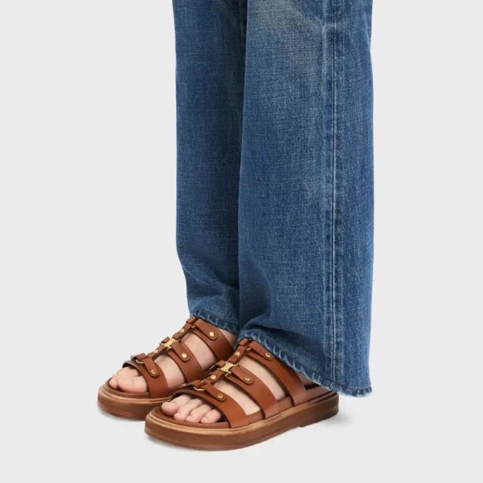 Mules Tippi en cuir de veau