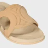 Mules Triomphe en cuir de veau suédé