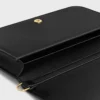 Multipochette en cuir de veau brillant