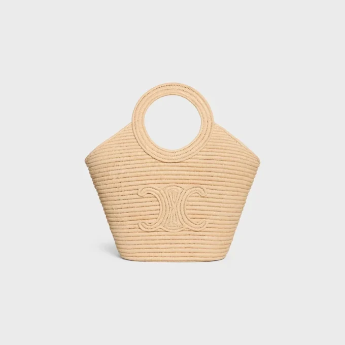 Panier tressé en raphia