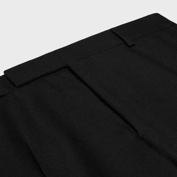 Pantalon Bnf en gabardine de laine