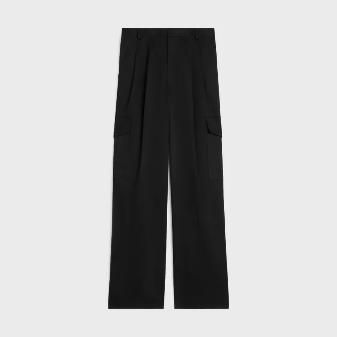 Pantalon cargo Montauk en sergé de coton Pantalon cargo Montauk en sergé de coton