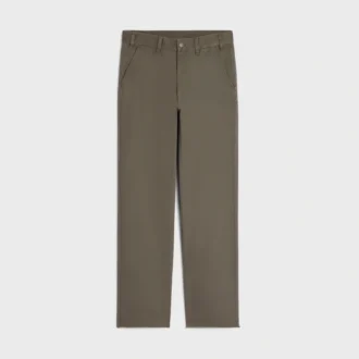 Pantalon chino en sergé de coton