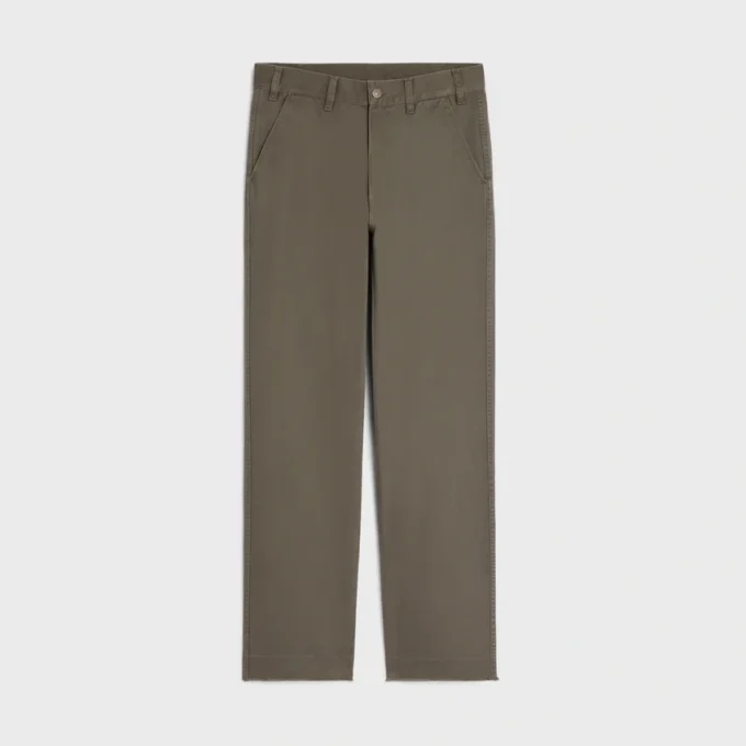 Pantalon chino en sergé de coton Pantalon chino en sergé de coton