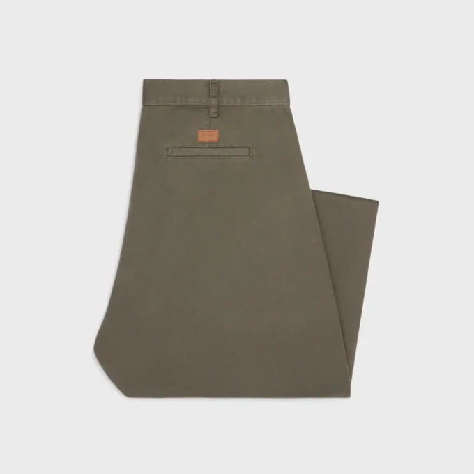 Pantalon chino en sergé de coton Pantalon chino en sergé de coton
