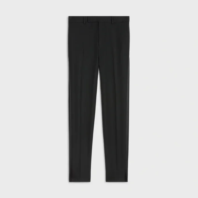 Pantalon Classique Tux en laine Grain De Poudre