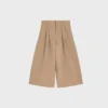 Pantalon court Montauk en gabardine de coton et de laine Pantalon court Montauk en gabardine de coton et de laine