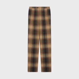 Pantalon de pyjama  en laine à carreaux