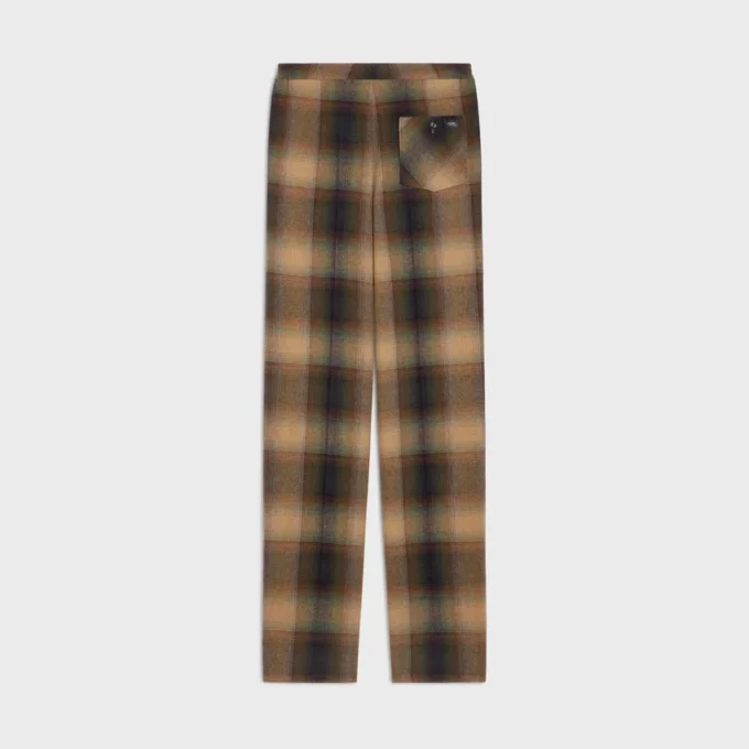 Pantalon de pyjama en laine à carreaux Pantalon de pyjama en laine à carreaux