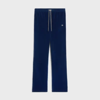 Pantalon de survêtement en jersey velours