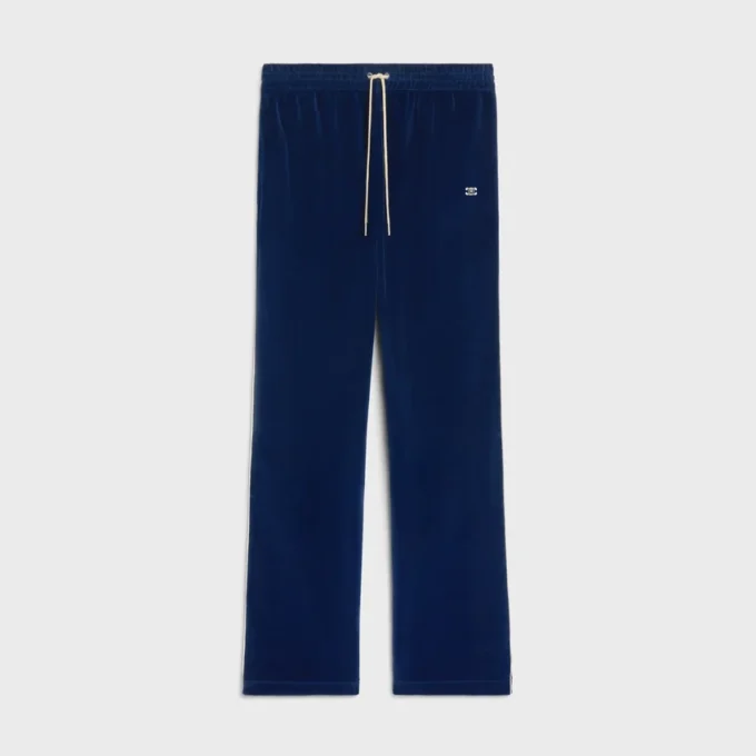 Pantalon de survêtement en jersey velours Pantalon de survêtement en jersey velours