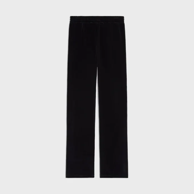 Pantalon de survêtement en jersey velours