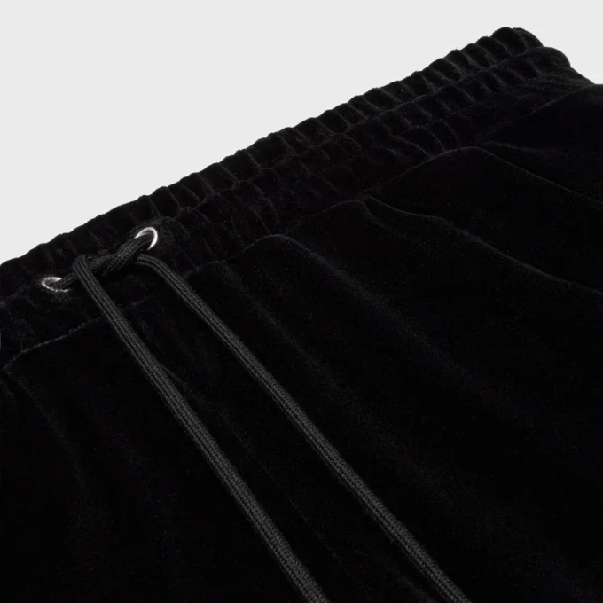 Pantalon de survêtement en jersey velours