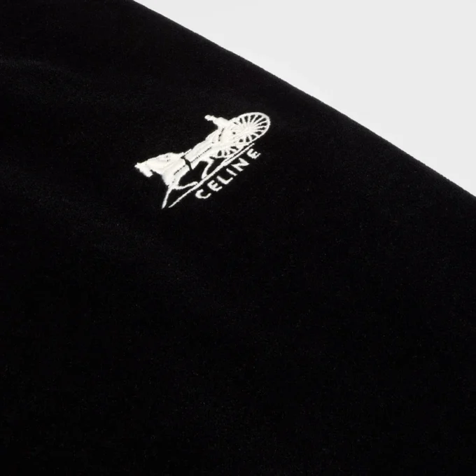 Pantalon de survêtement en jersey velours