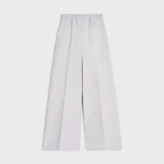 Pantalon de survêtement évasé en molleton de coton