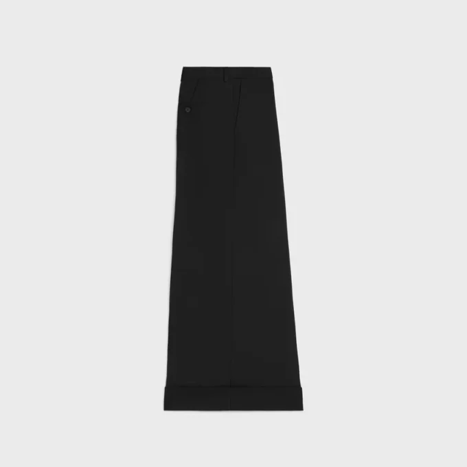 Pantalon Docks en gabardine de laine Pantalon Docks en gabardine de laine