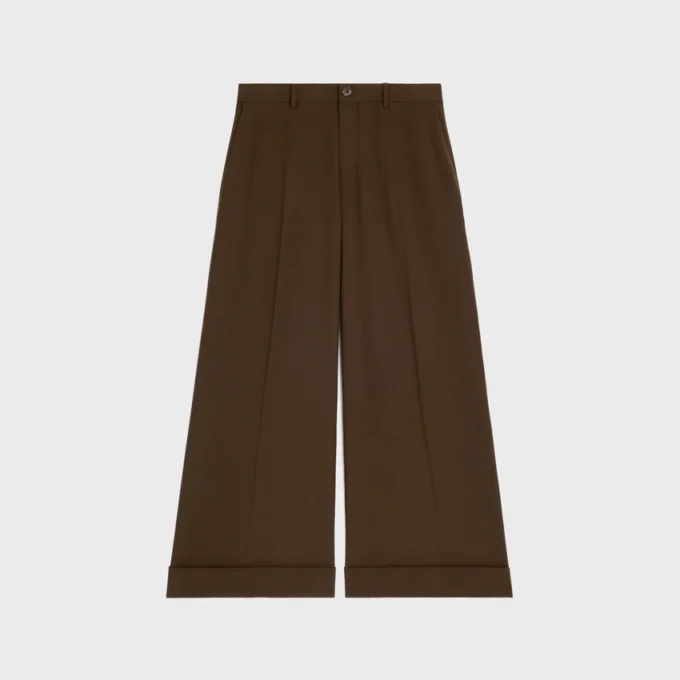 Pantalon Docks en gabardine de laine stretch Pantalon Docks en gabardine de laine stretch