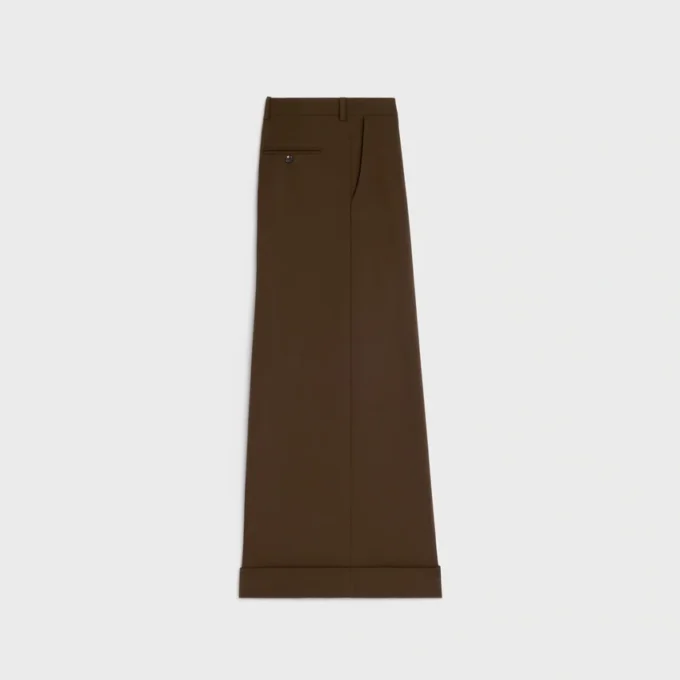 Pantalon Docks en gabardine de laine stretch Pantalon Docks en gabardine de laine stretch