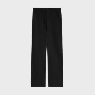Pantalon en coton et lin