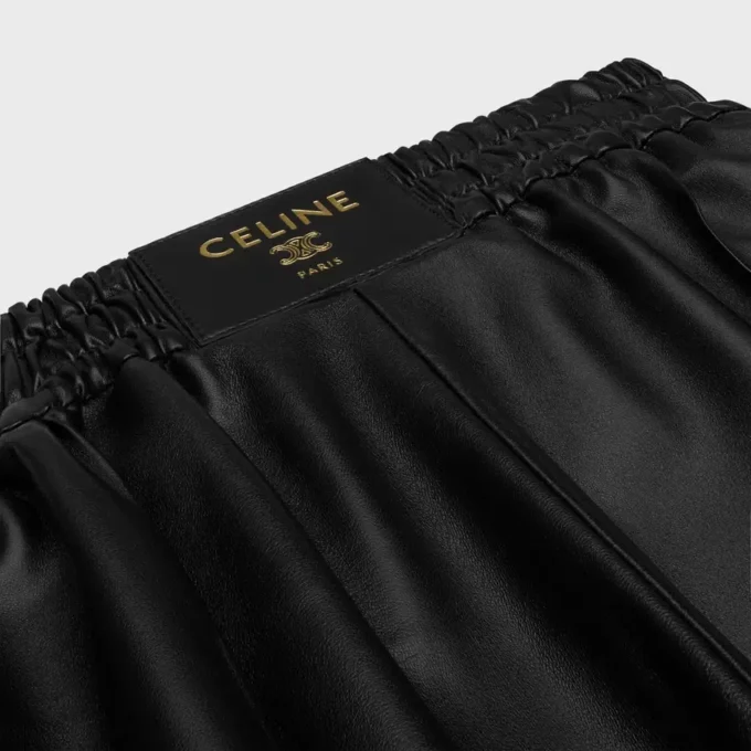 Pantalon en cuir d&rsquo;agneau
