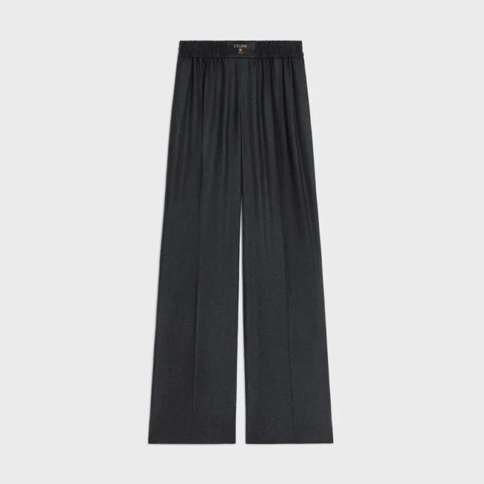 Pantalon en flanelle de cachemire