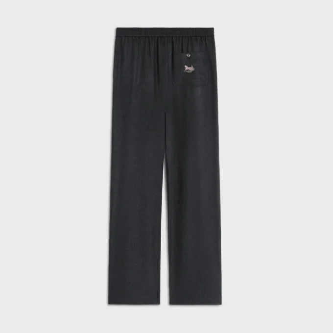 Pantalon en flanelle de cachemire Pantalon en flanelle de cachemire