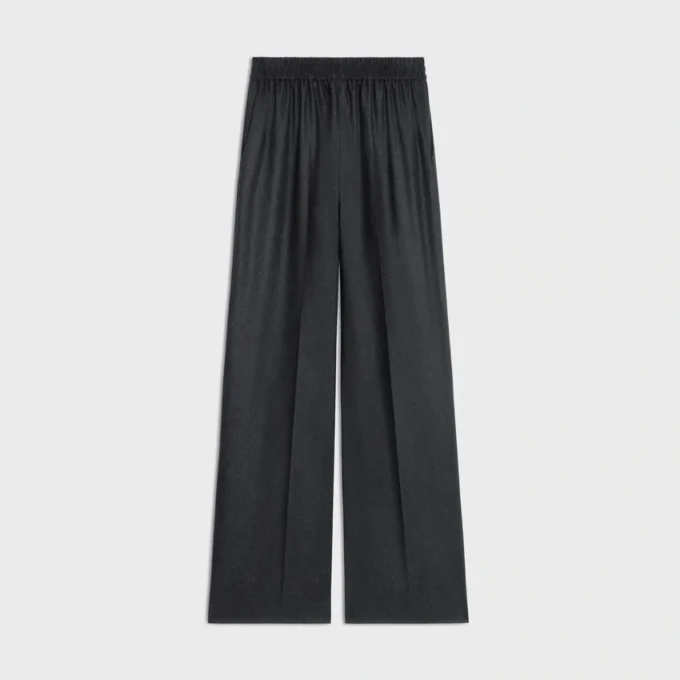 Pantalon en flanelle de cachemire