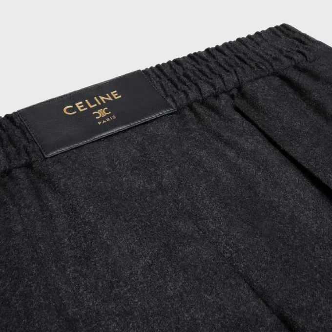 Pantalon en flanelle de cachemire