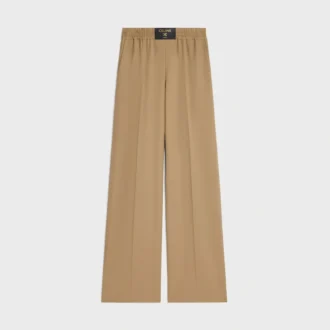 Pantalon en sergé de laine