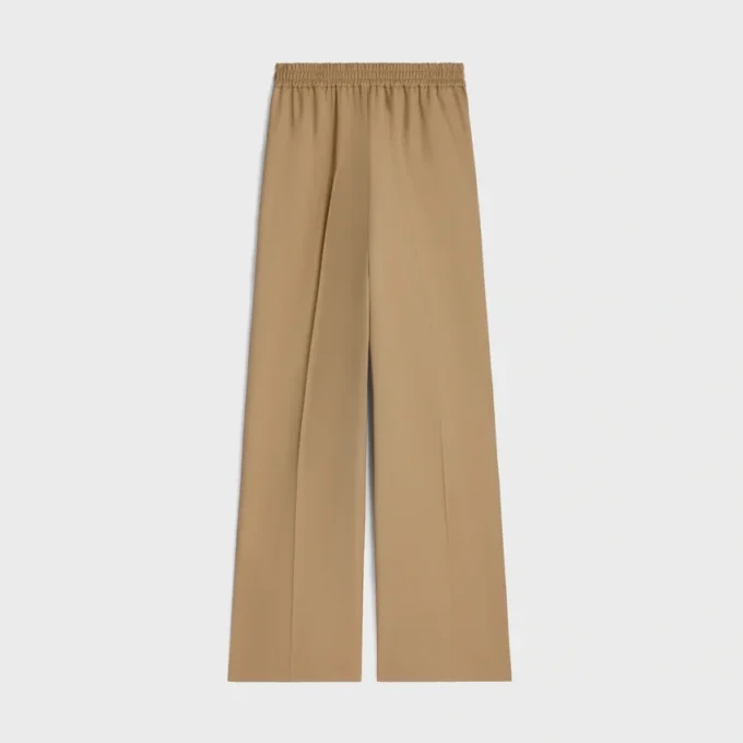 Pantalon en sergé de laine