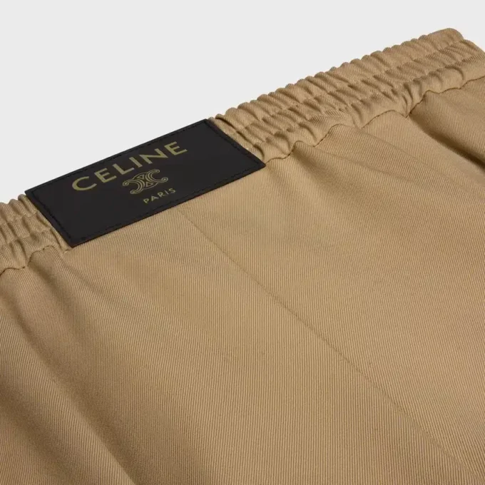 Pantalon en sergé de laine