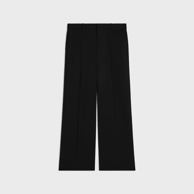 Pantalon Ethan en gabardine de laine