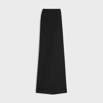 Pantalon Long Docks en gabardine de laine