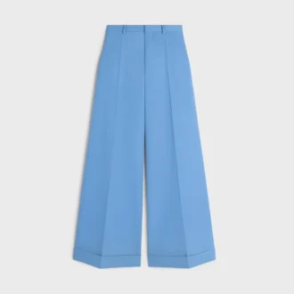 Pantalon Long Docks en laine à chevrons
