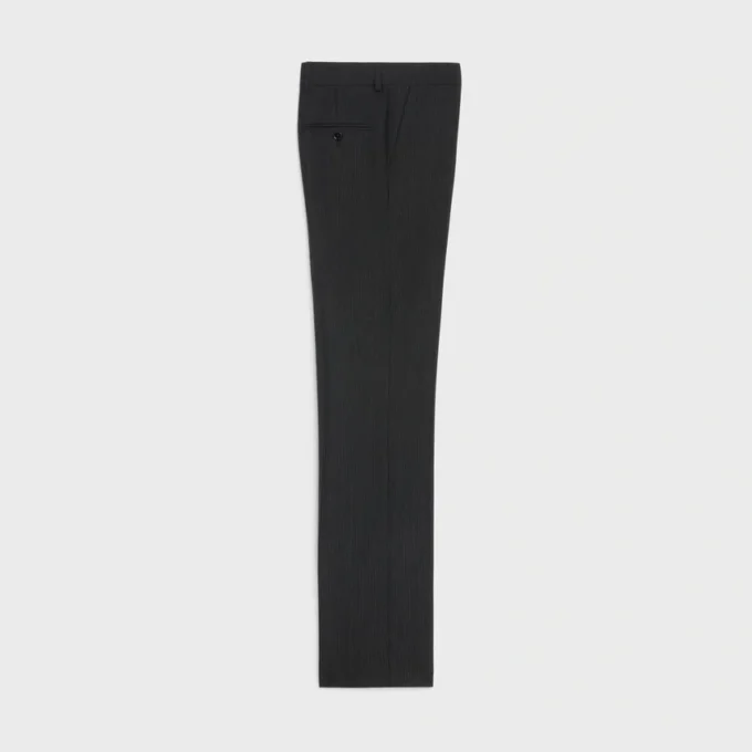 Pantalon Mods en flanelle à trois rayures Pantalon Mods en flanelle à trois rayures