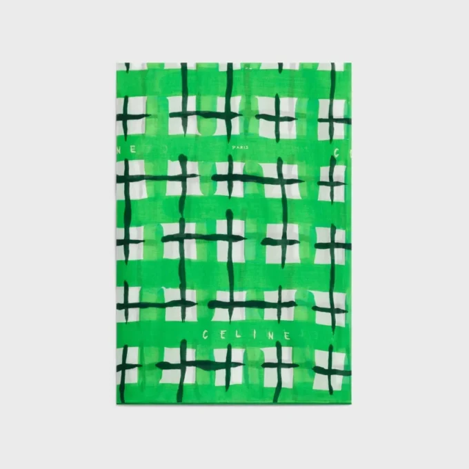Pareo en coton tartan