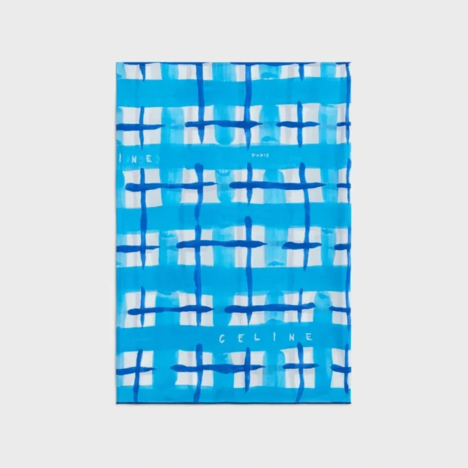 Pareo en coton tartan