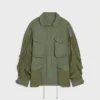 Parka en satin de coton Parka en satin de coton